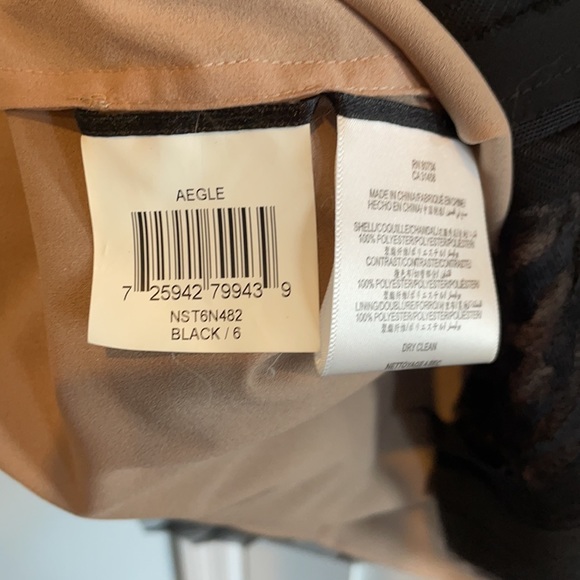 BCBGMaxAzria (US6) Black Aegle Cocktail Dress - Picture 3 of 10